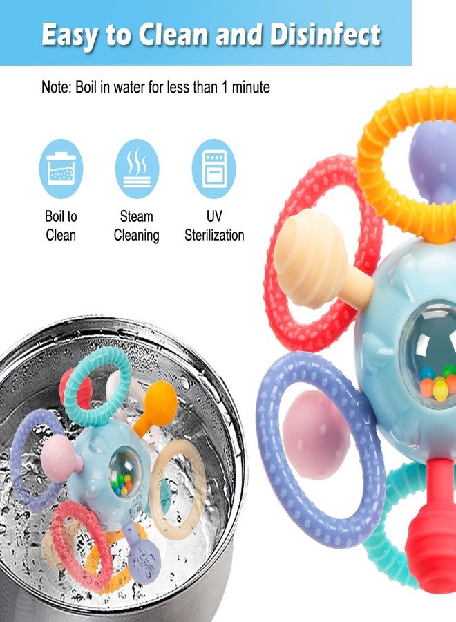 TOHIBEE Montessori Teething Toys for Babies 0-6 6-12 Months, Baby Teether Sensory Toys for 0 3 6 9 12 18 Months, Newborn Infant Learning Toys for 1 2 Year Old Boys Girls - Image 4